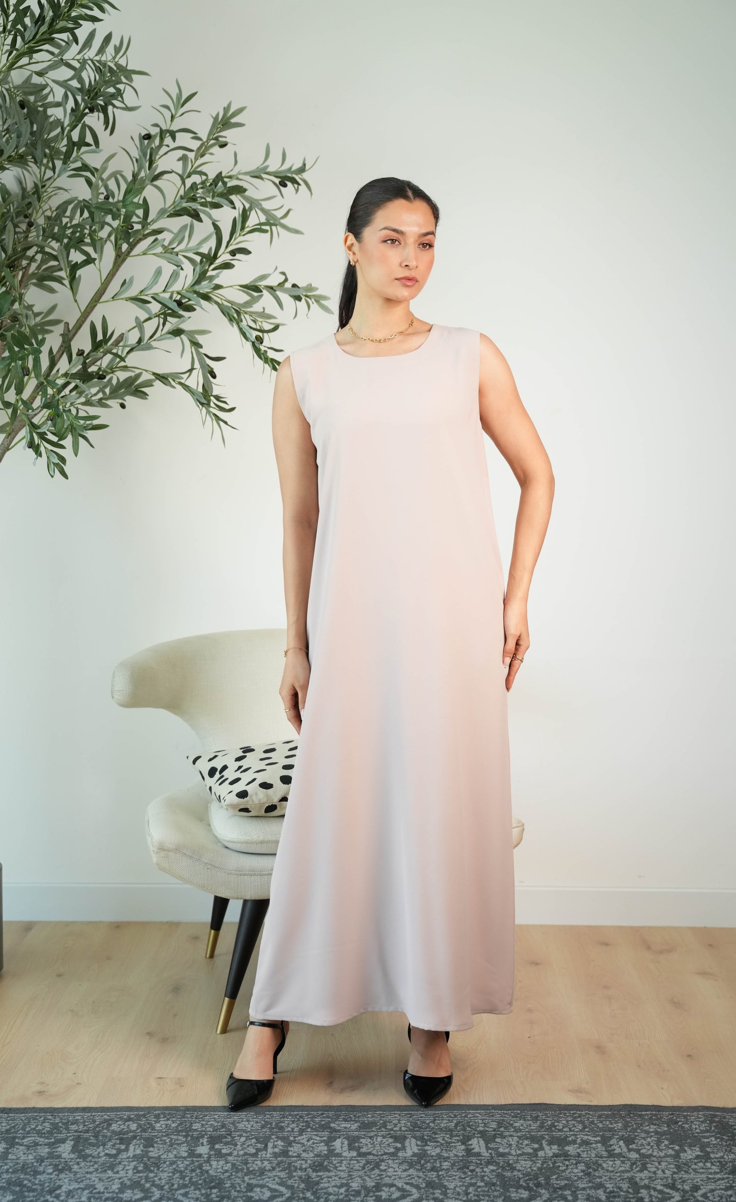 Beige Dress