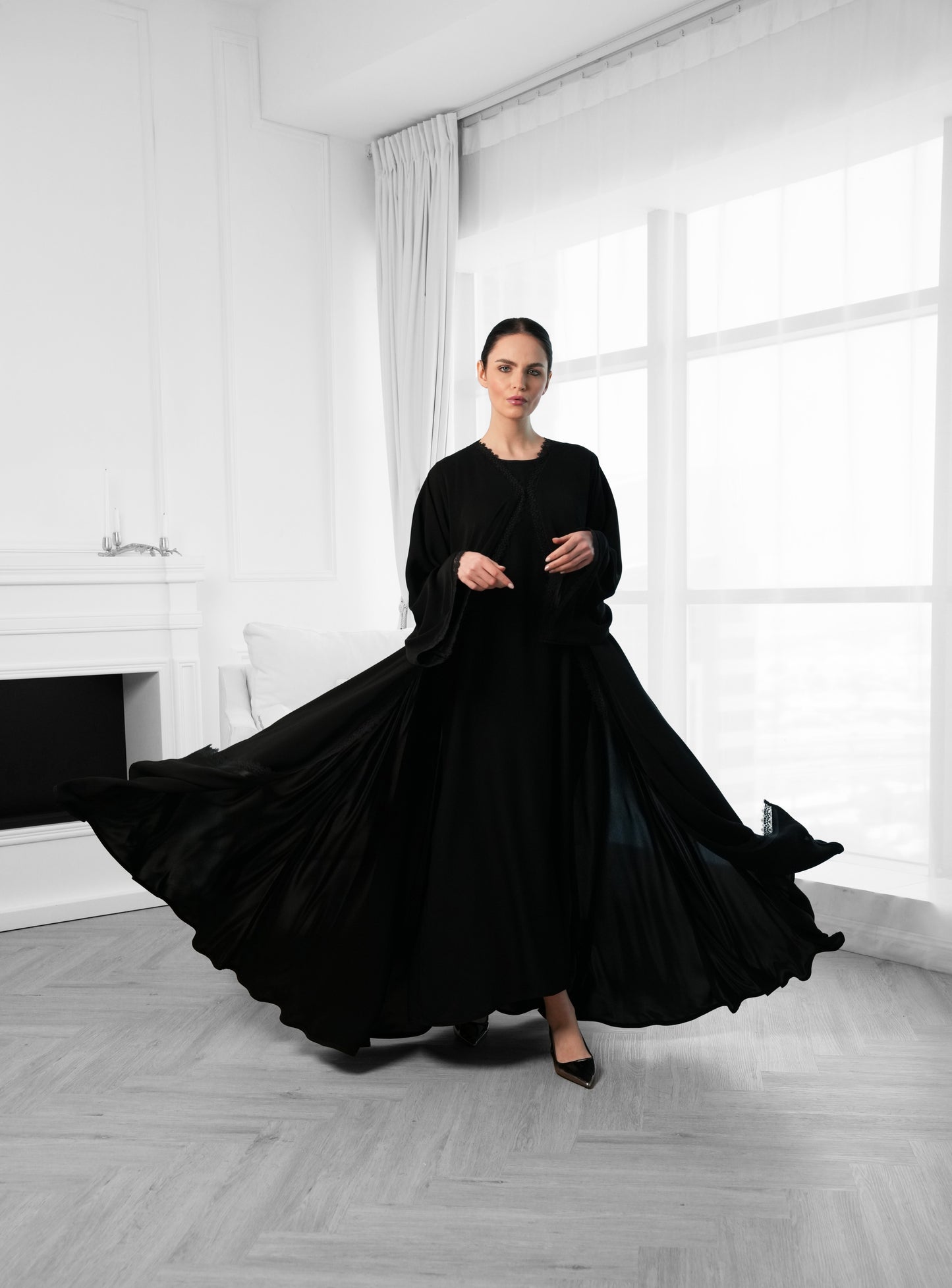 Korean Nada Fabric Abaya