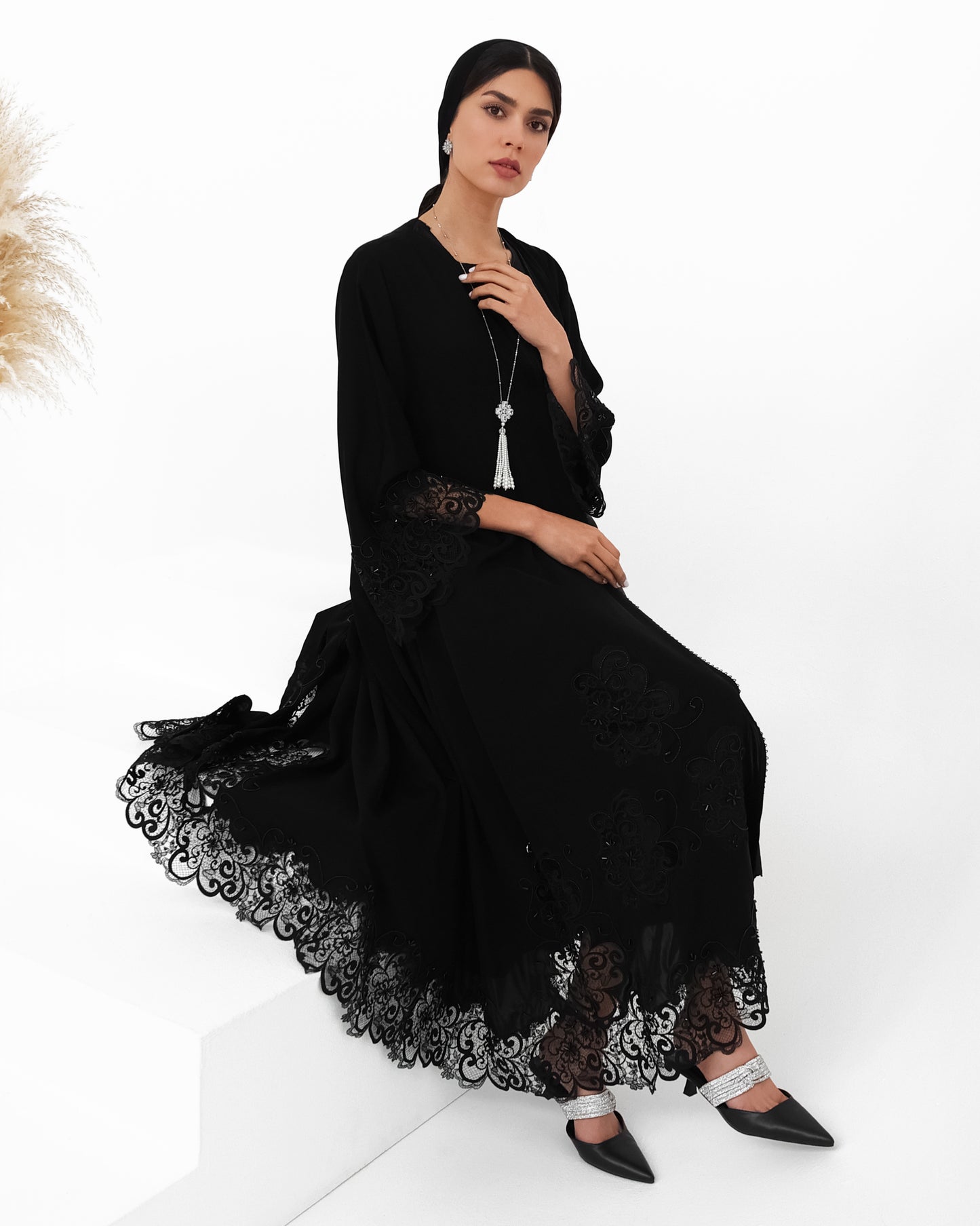 Lace Style Abaya