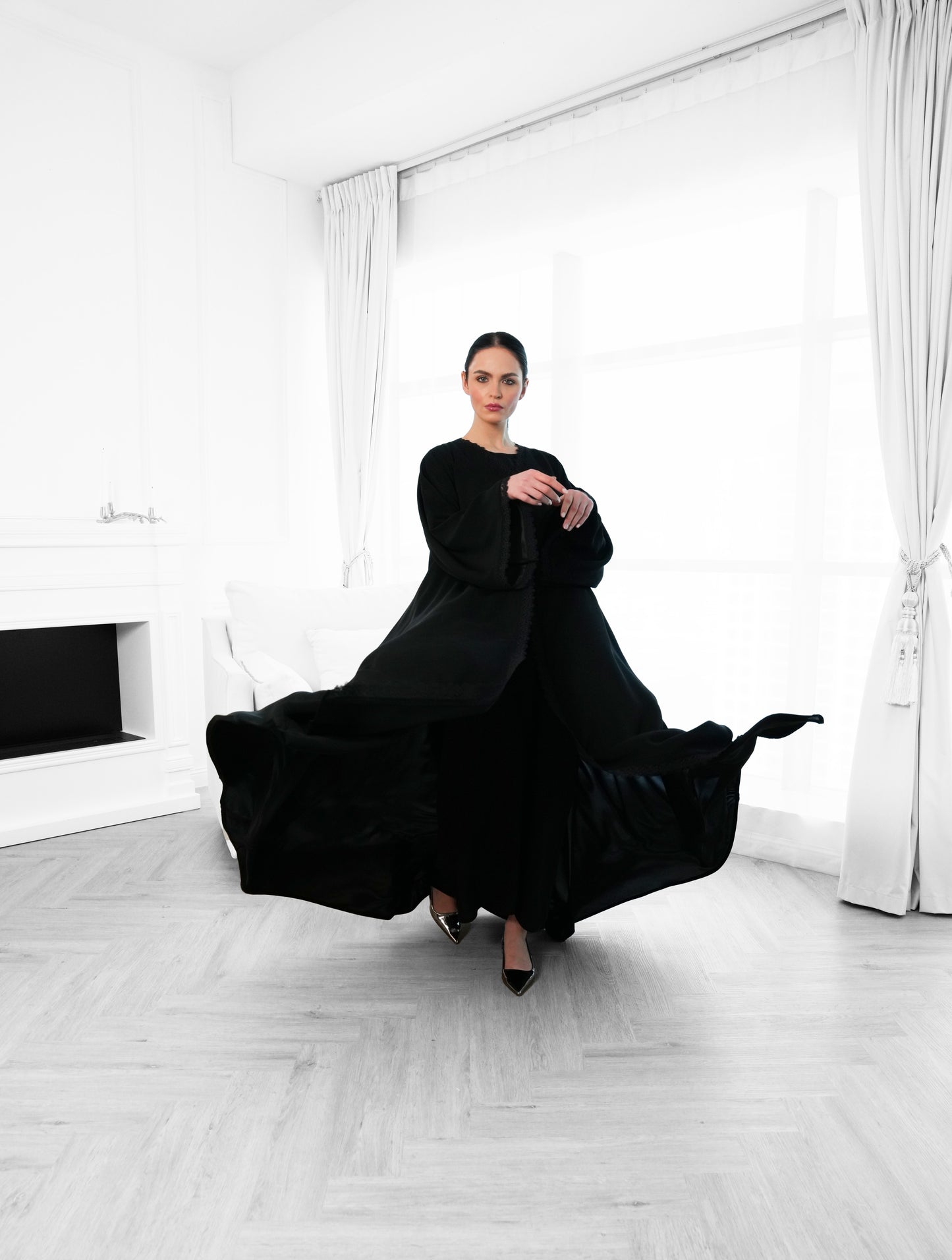 Korean Nada Fabric Abaya