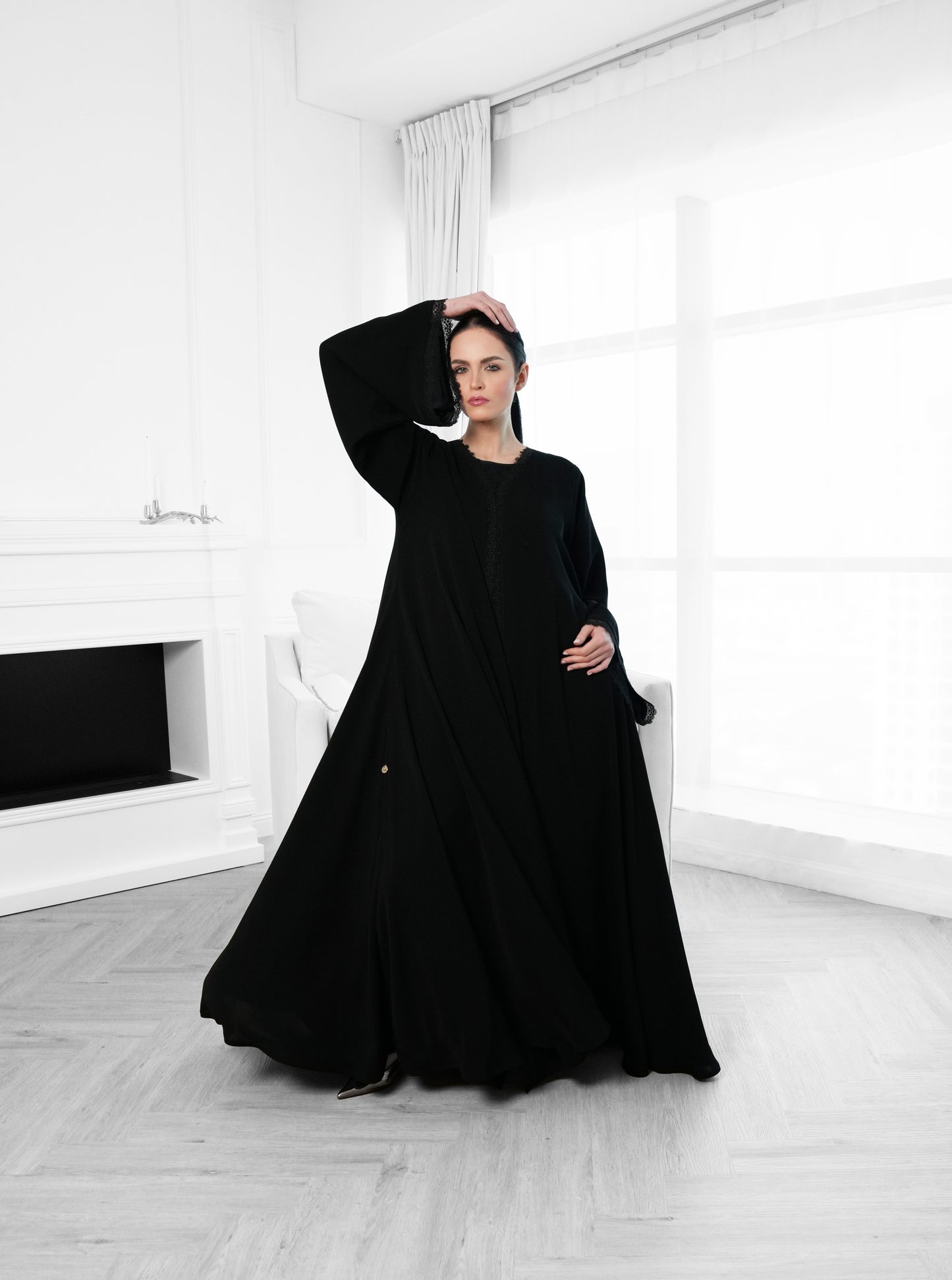Korean Nada Fabric Abaya
