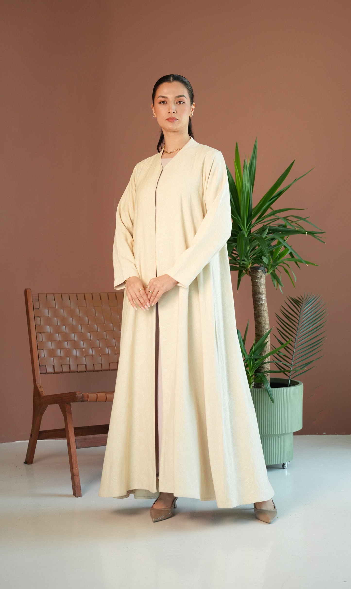 Turkish Jakarta linen abaya