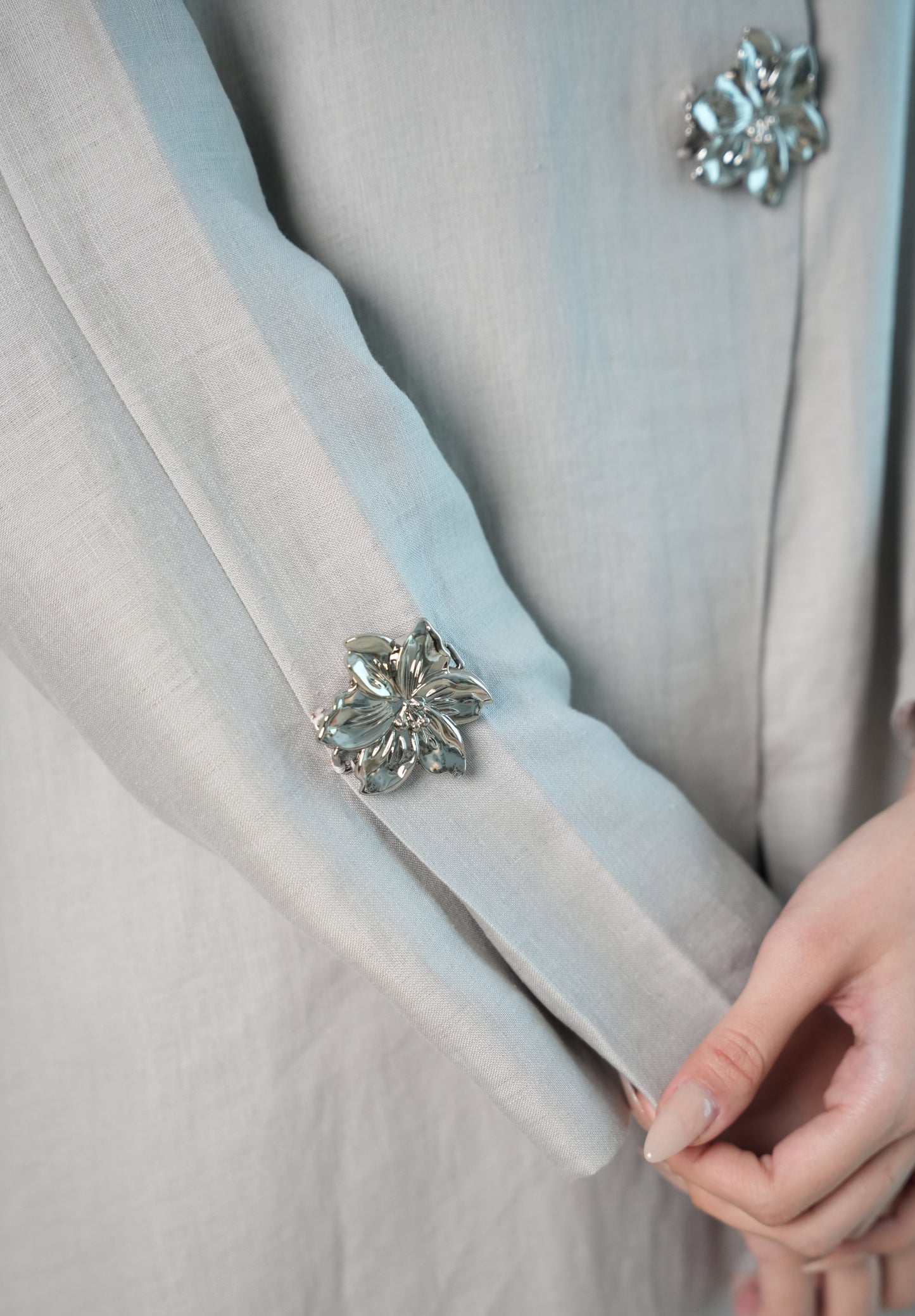 Pure linen Abaya