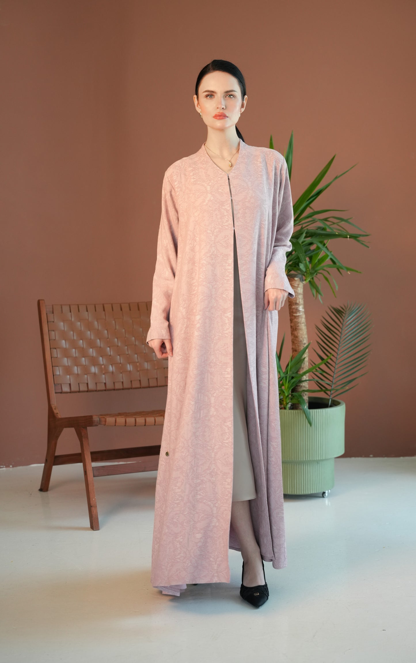 Turkish Jakarta linen abaya