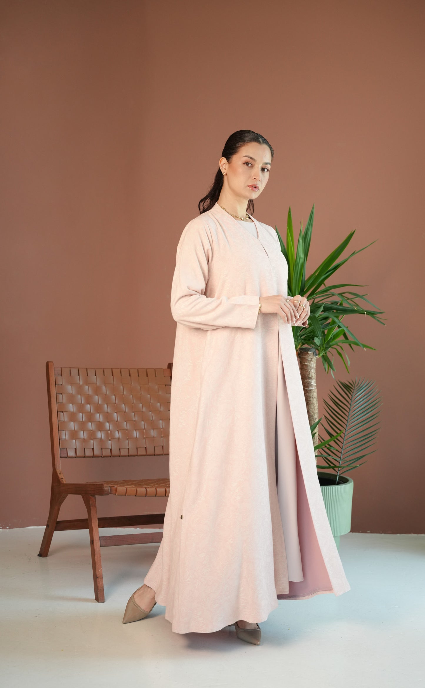 Turkish Jakarta linen abaya