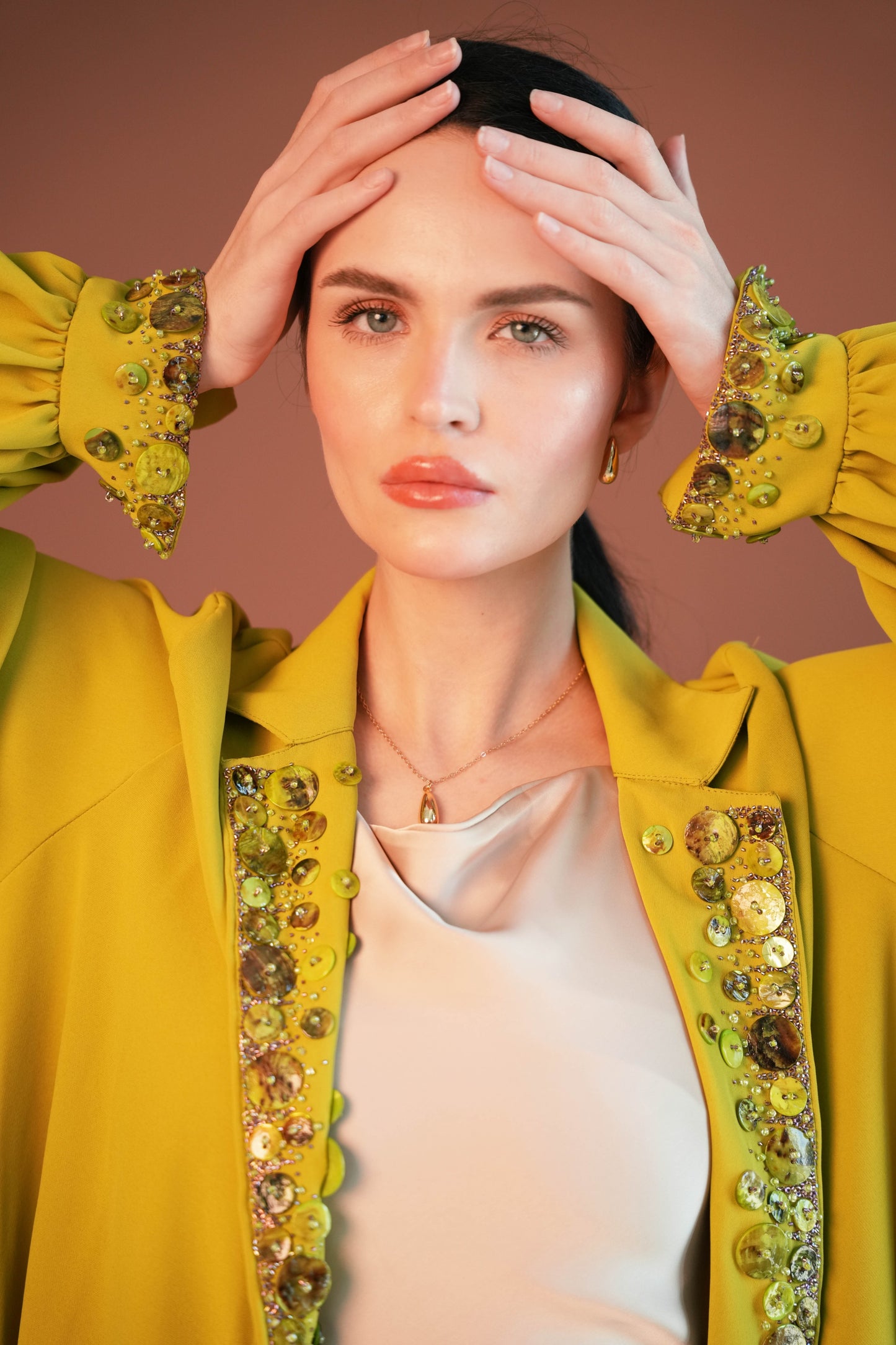 Breathable crepe Abaya