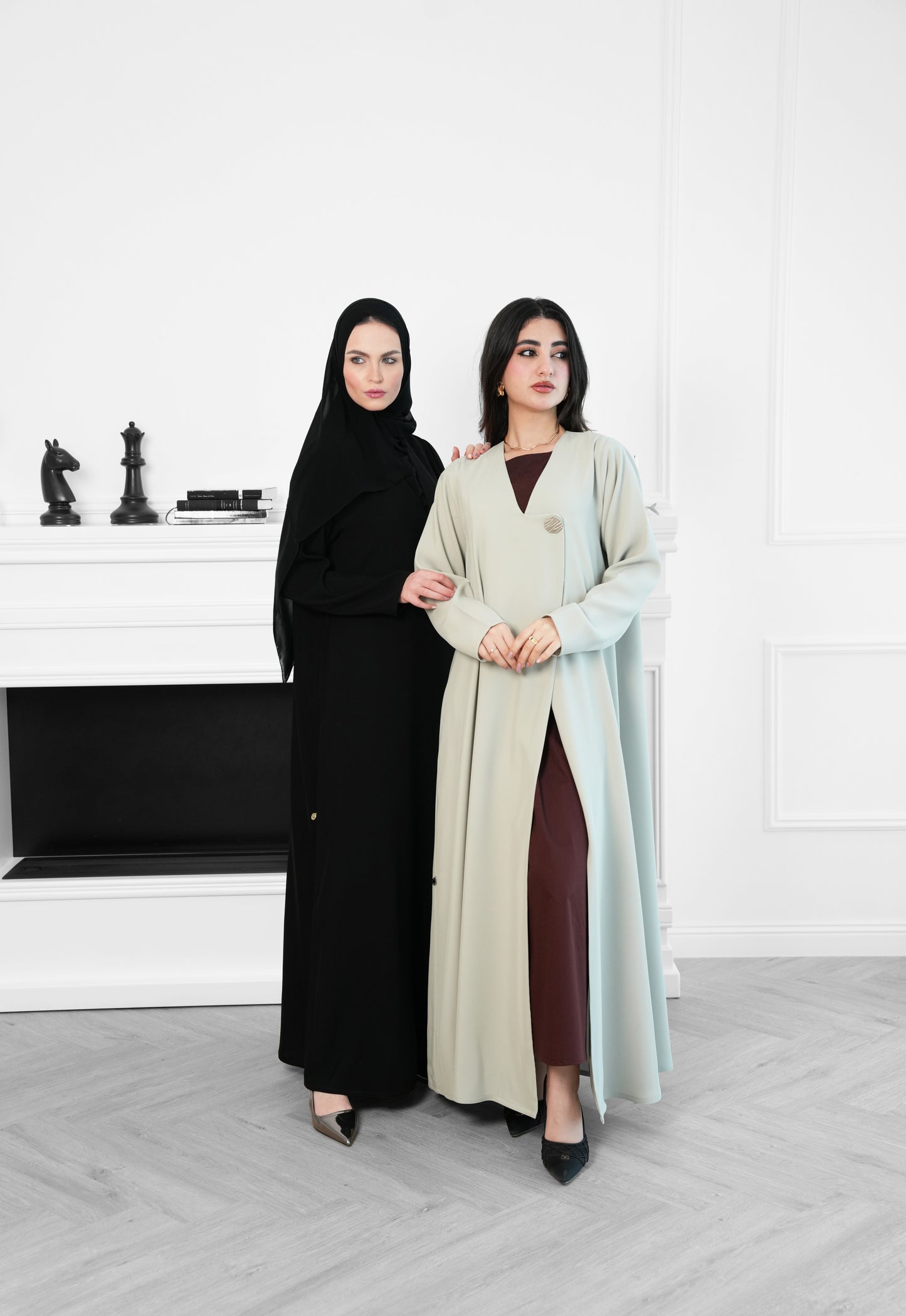 Italian crepe Abaya with a Formal Touch