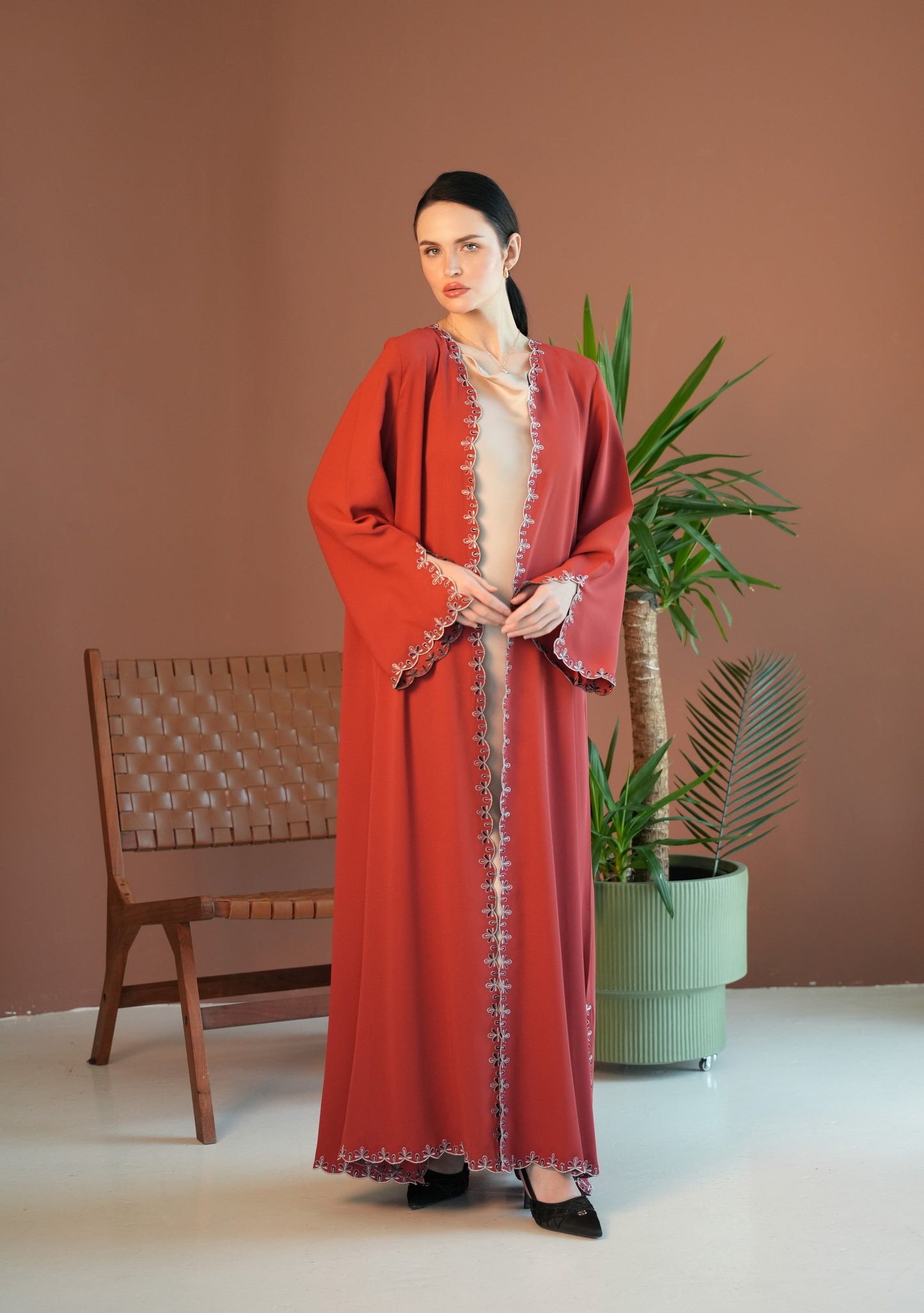 Breathable Fabric with Embroidery