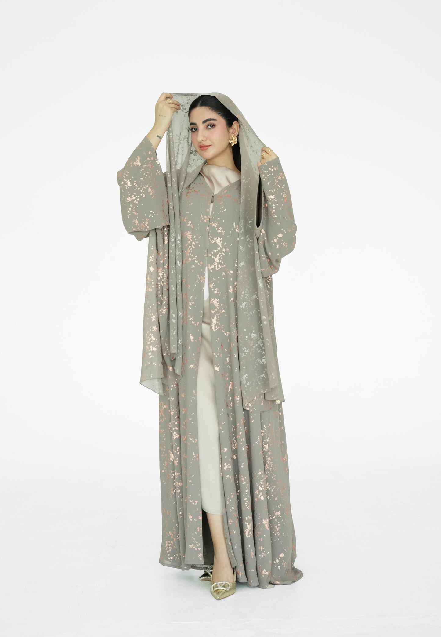 Shine Shiffon Abaya