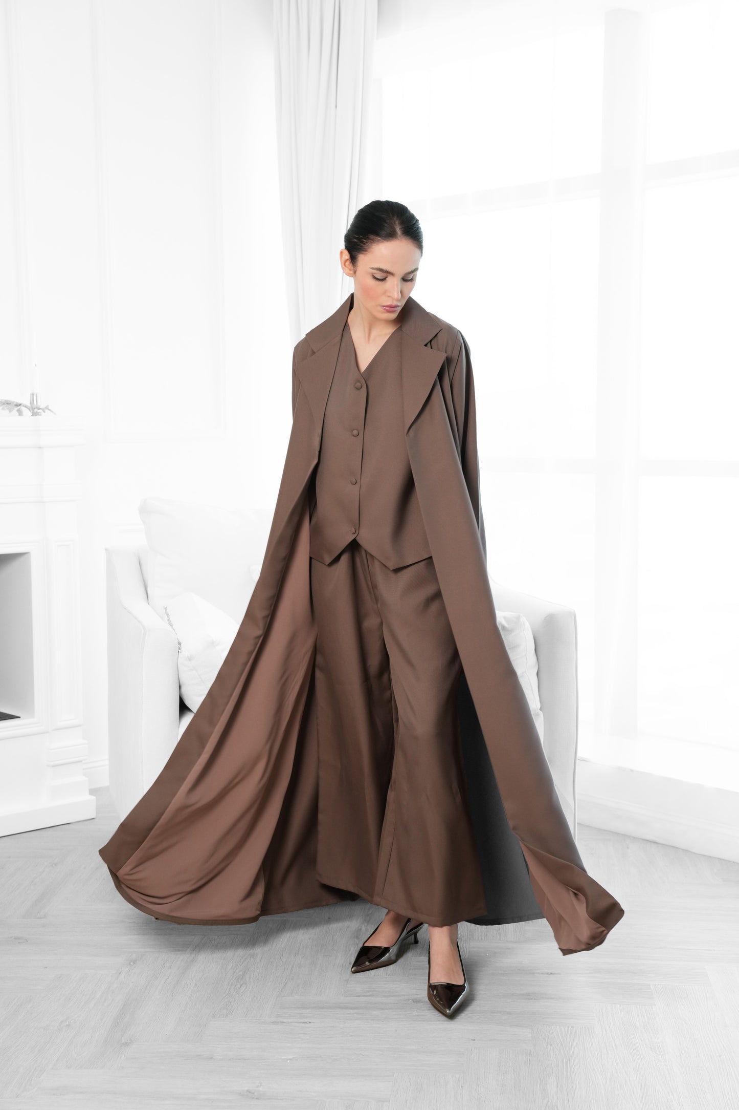Daily wear Abaya with a Formal Touch