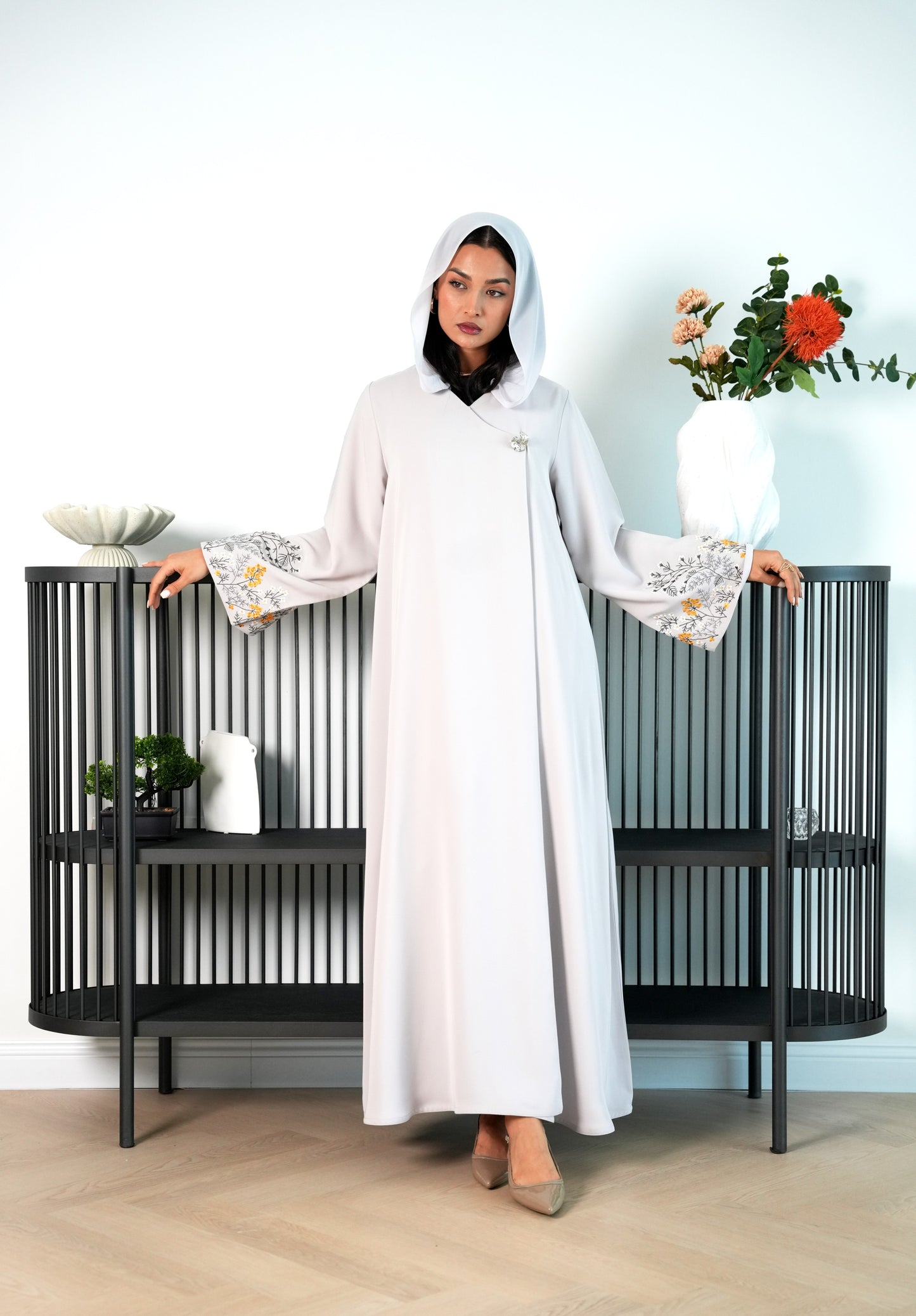 Internet Fabric with embroidery work