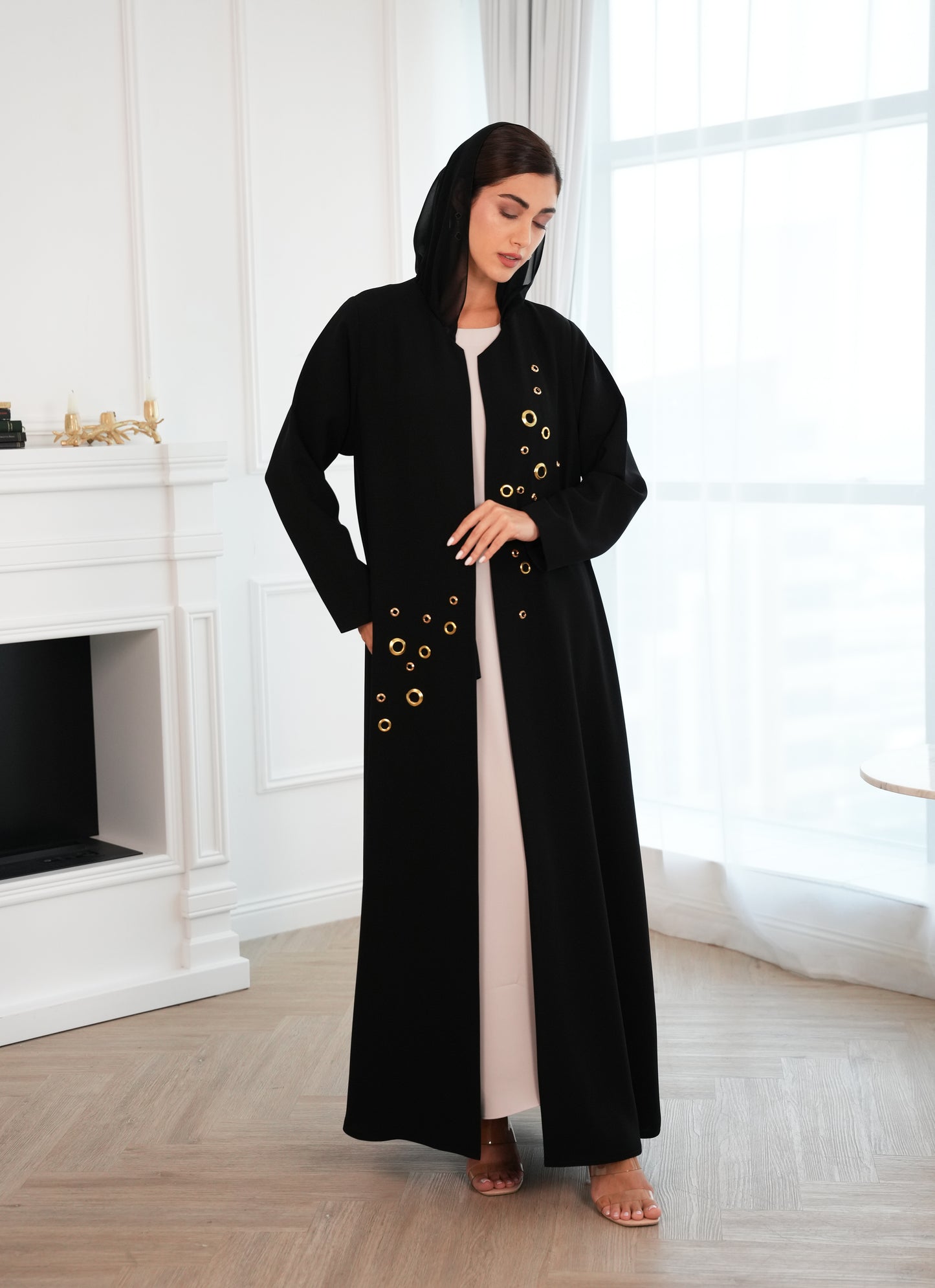 Salsa fabric abaya