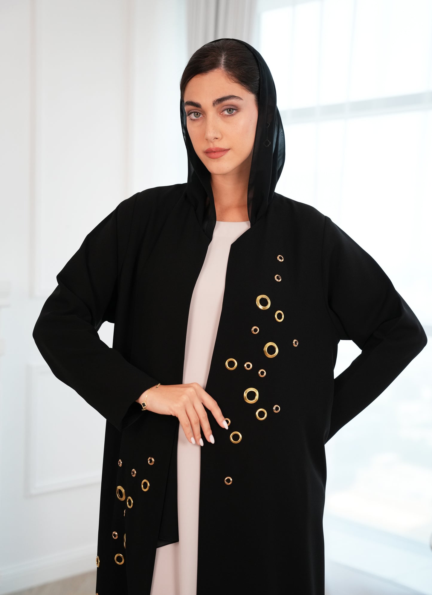 Salsa fabric abaya