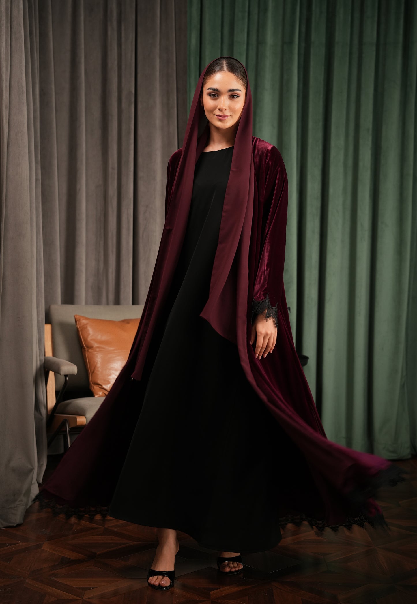 Original Silk Velvet Aabaya