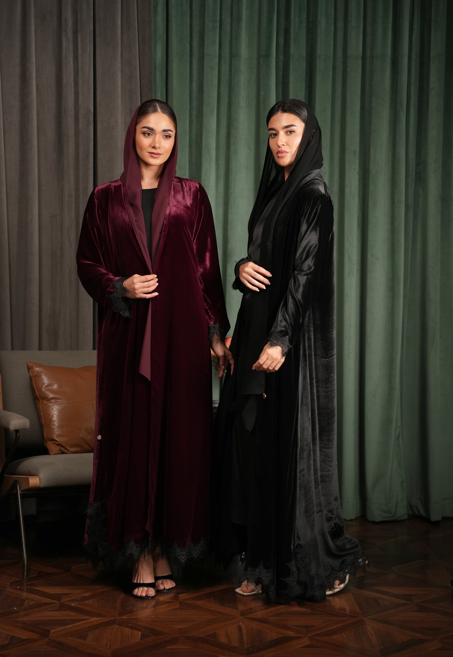Original Silk Velvet Aabaya
