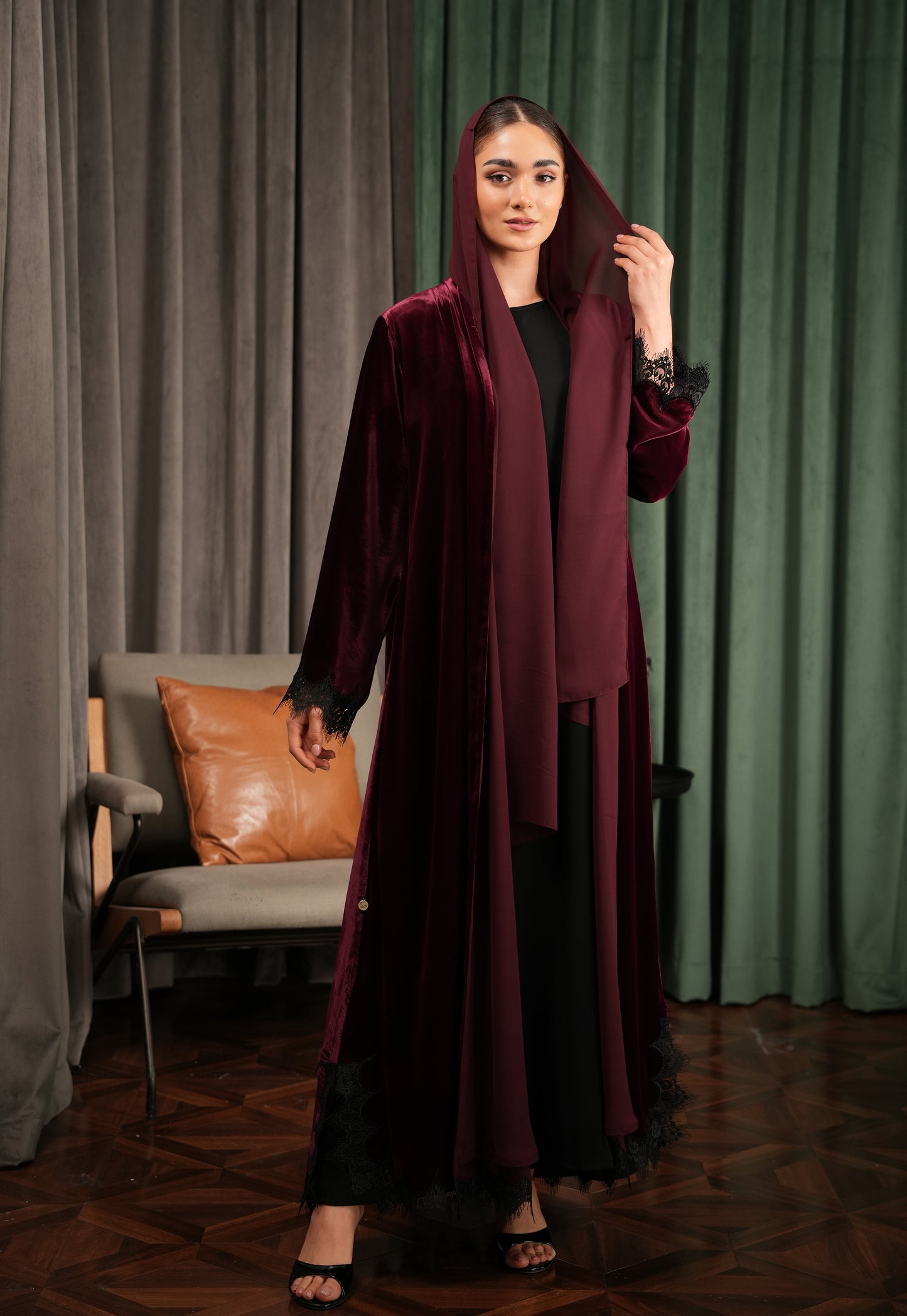Original Silk Velvet Aabaya