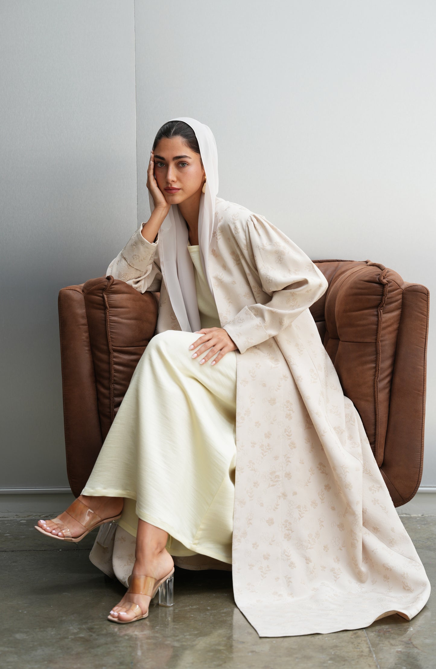 Turkish Jacquard Abaya