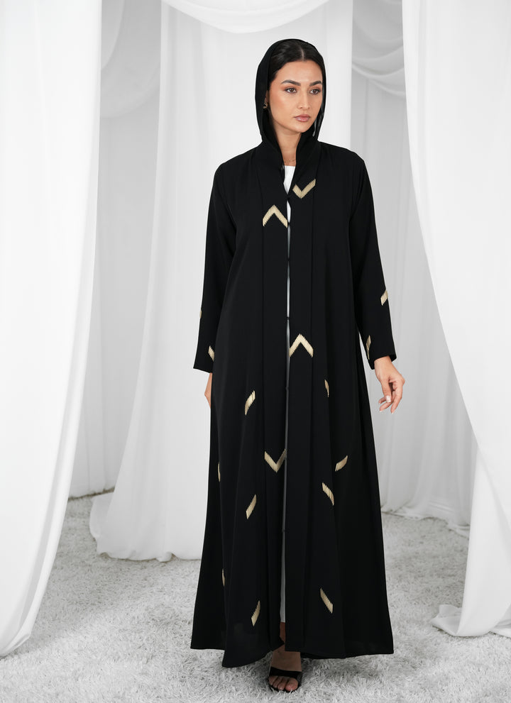 Internet Abaya with Beads handwork