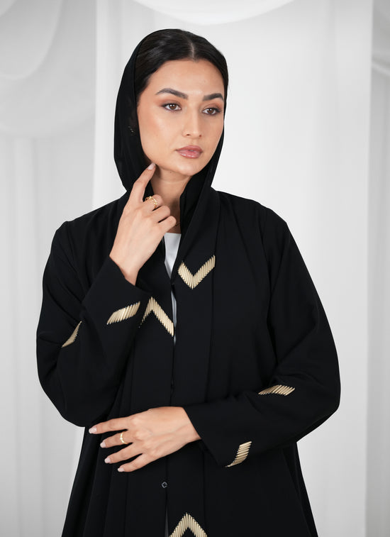 Internet Abaya with Beads handwork