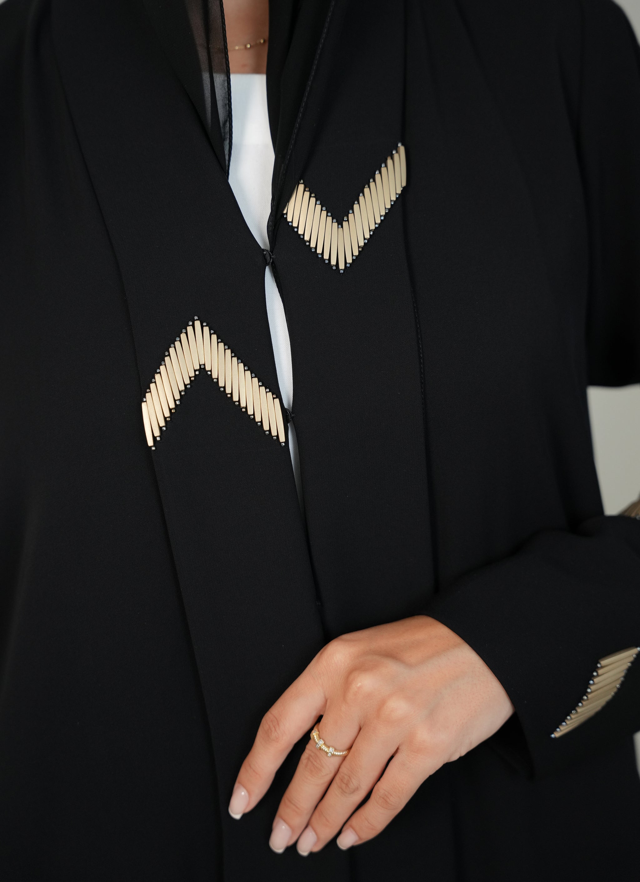 Internet Abaya with Beads handwork
