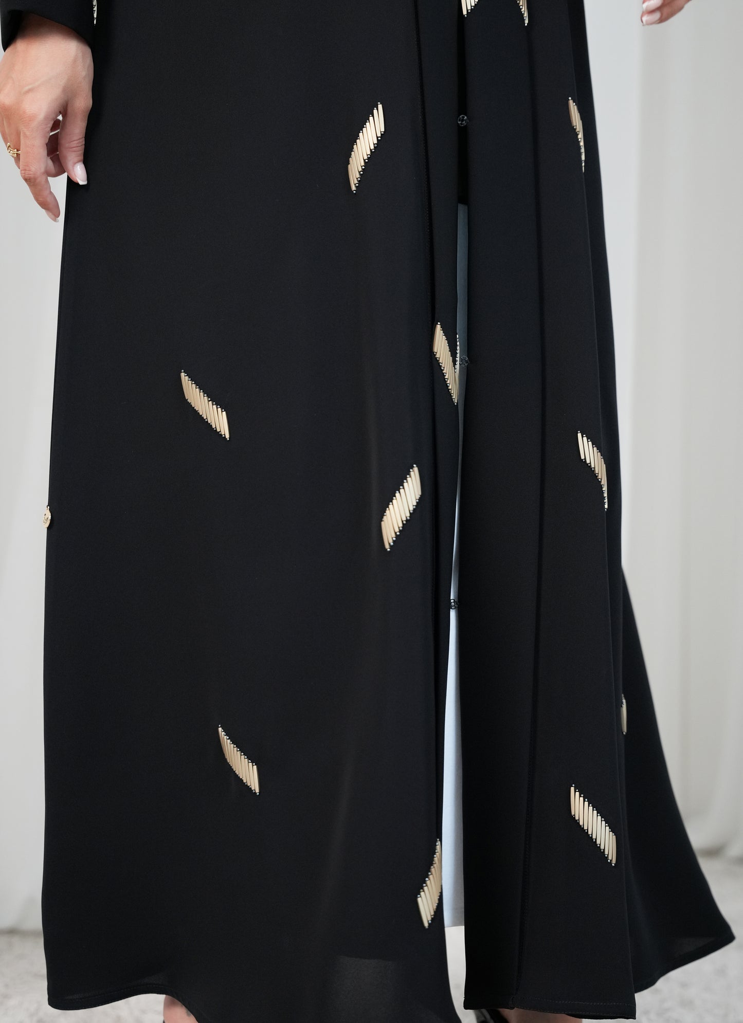 Internet Abaya with Beads handwork