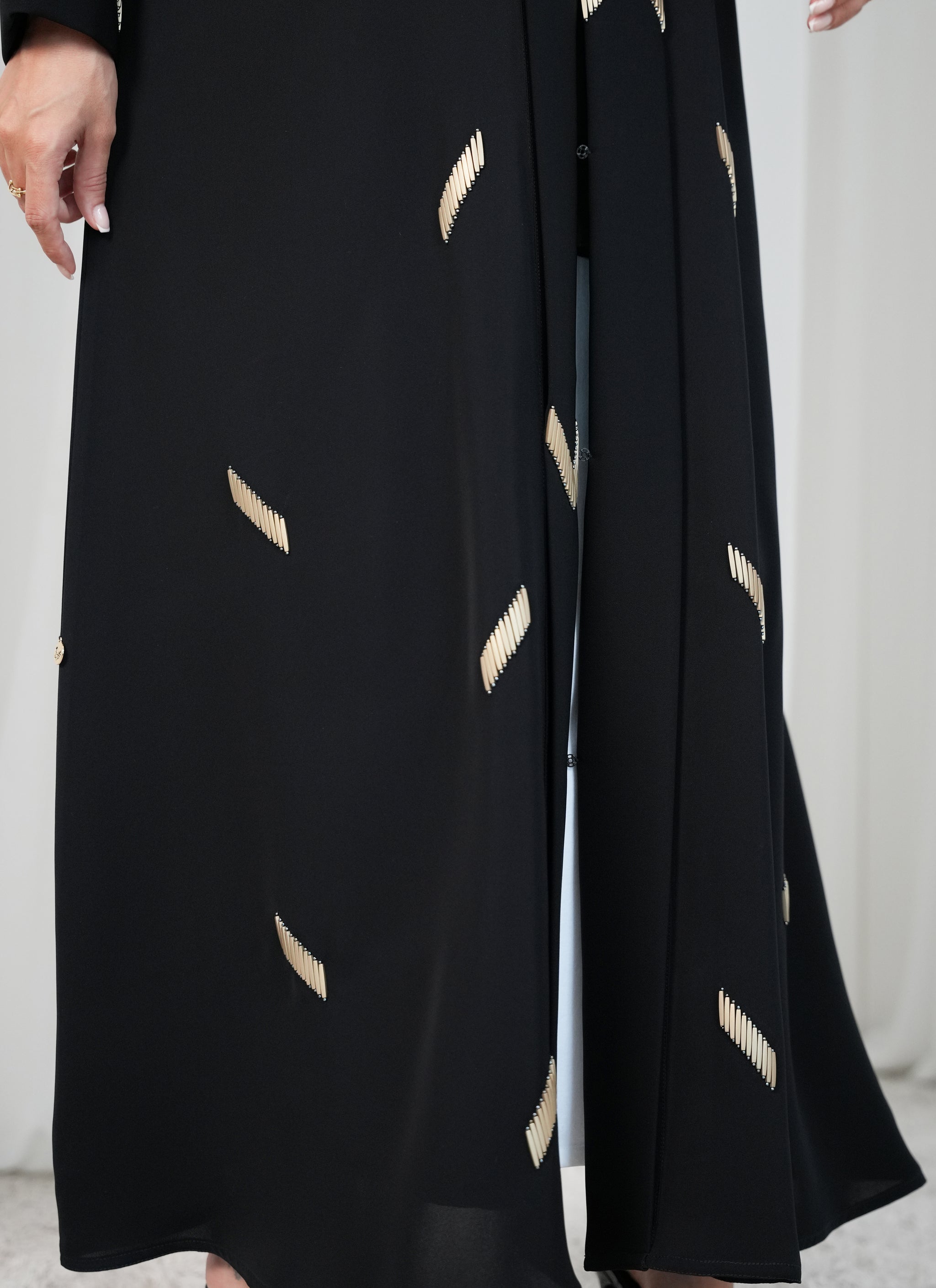 Internet Abaya with Beads handwork