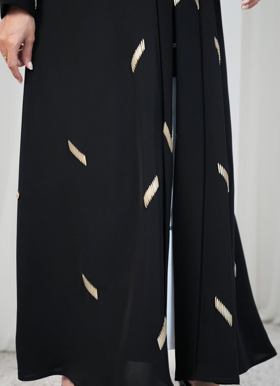 Internet Abaya with Beads handwork
