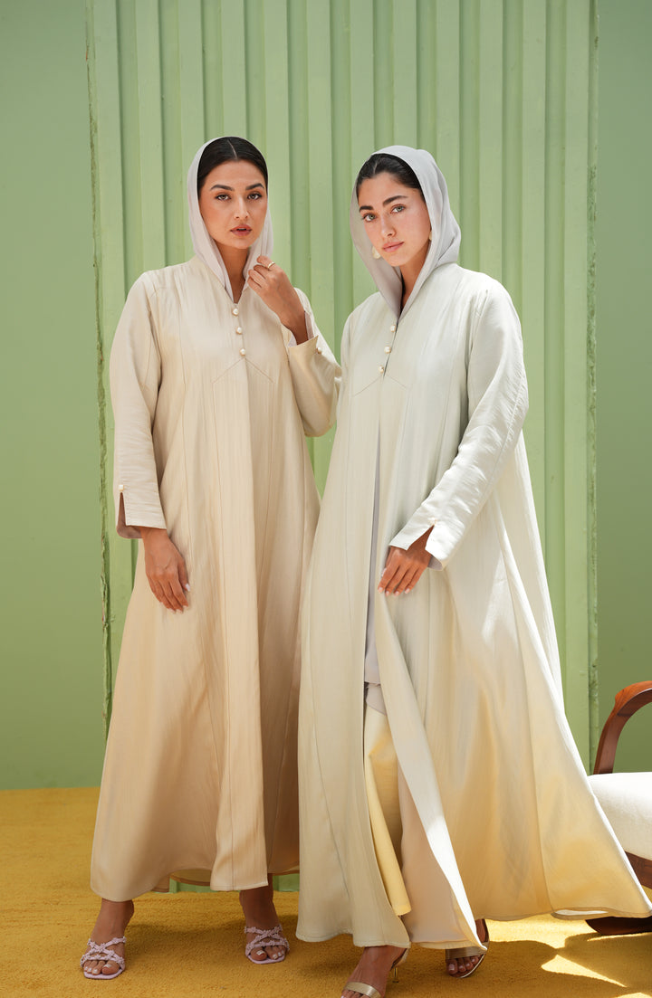 Linen Silk Luster Abaya