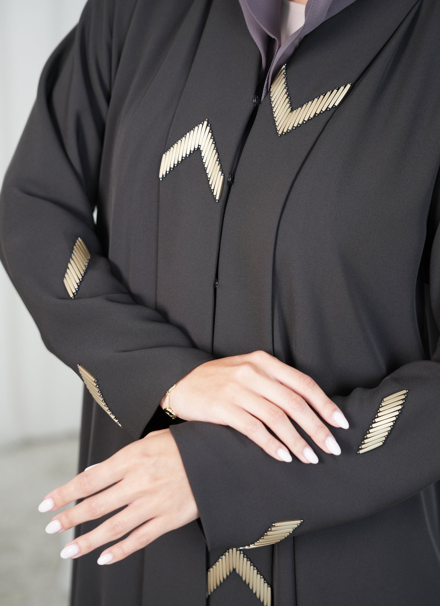 Internet Abaya with Beads handwork