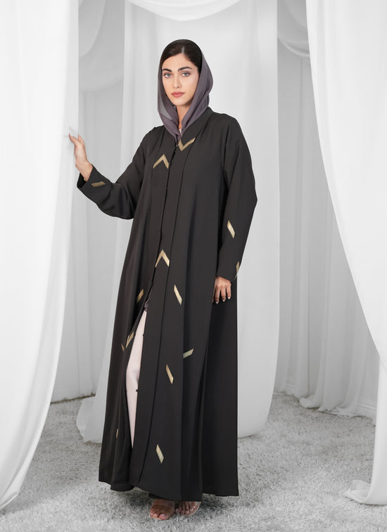 Internet Abaya with Beads handwork