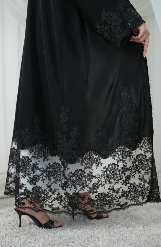 Black Internet fabric, Lace Style