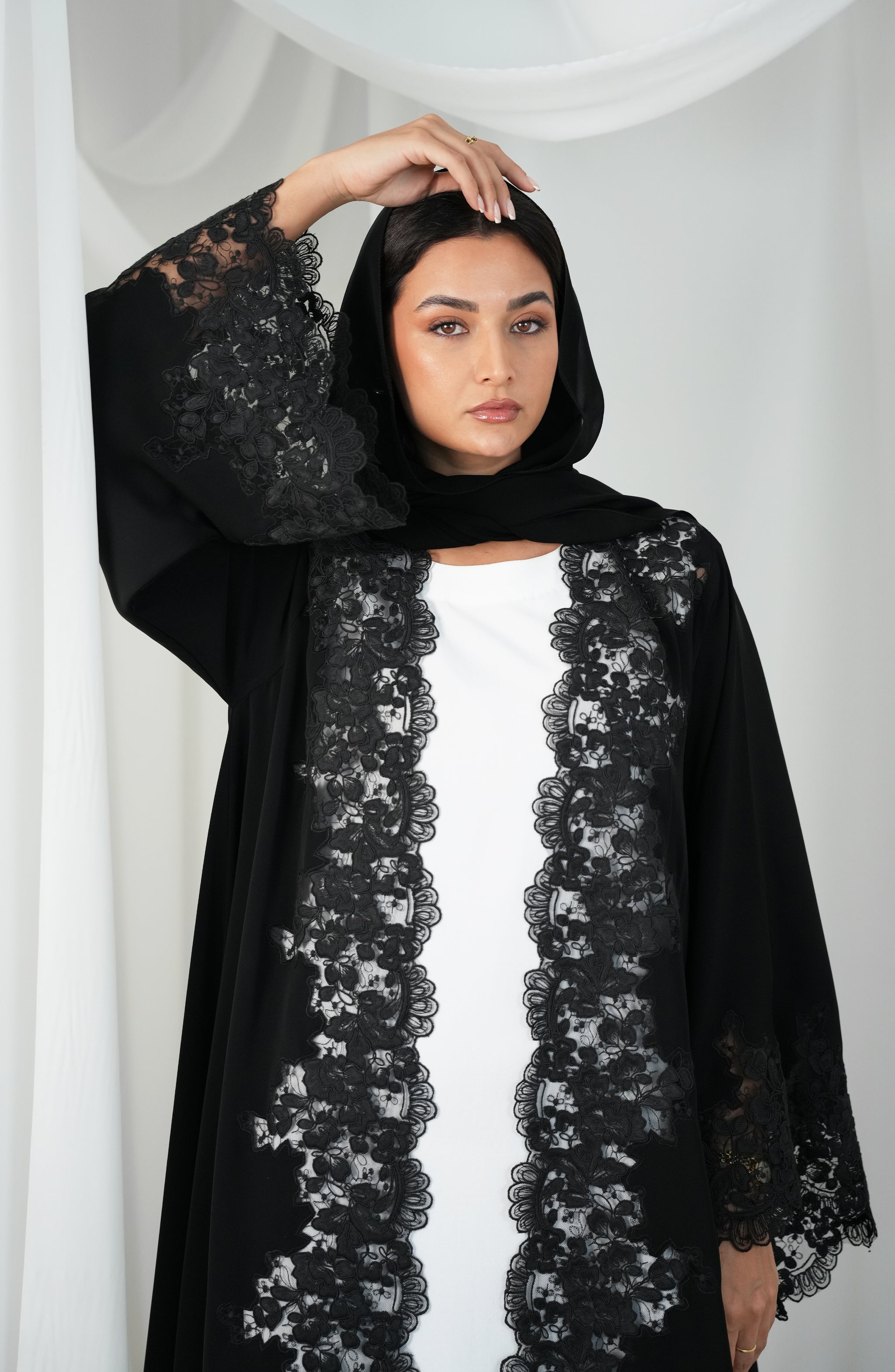 Nada fabric  Lace style/ klosh cutting