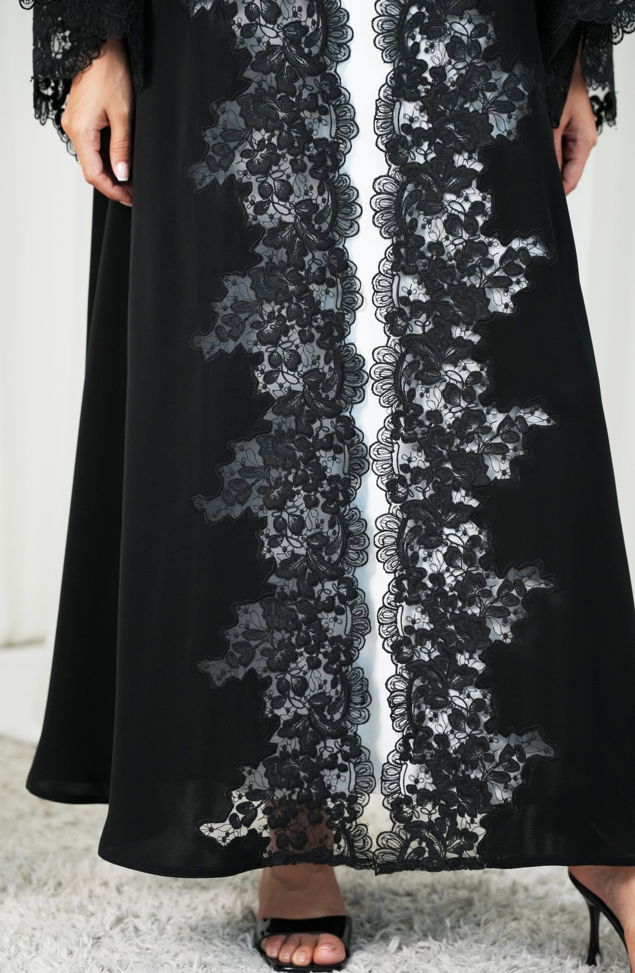 Nada fabric  Lace style/ klosh cutting