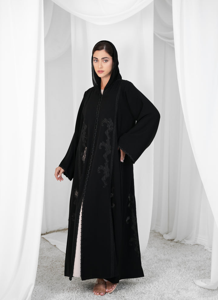 Internet fabric Abaya, Lace style