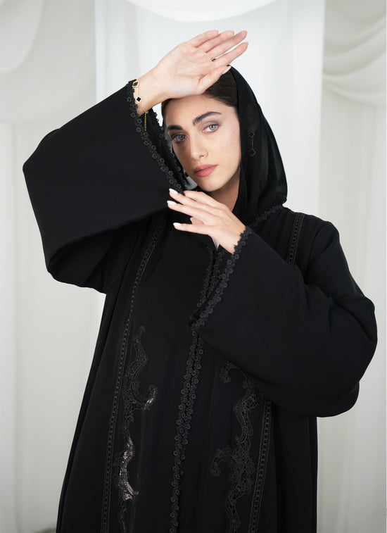 Internet fabric Abaya, Lace style