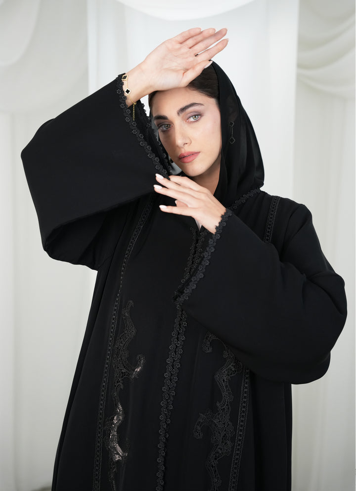 Internet fabric Abaya, Lace style