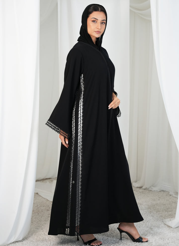 Lace style  Internet fabric Abaya