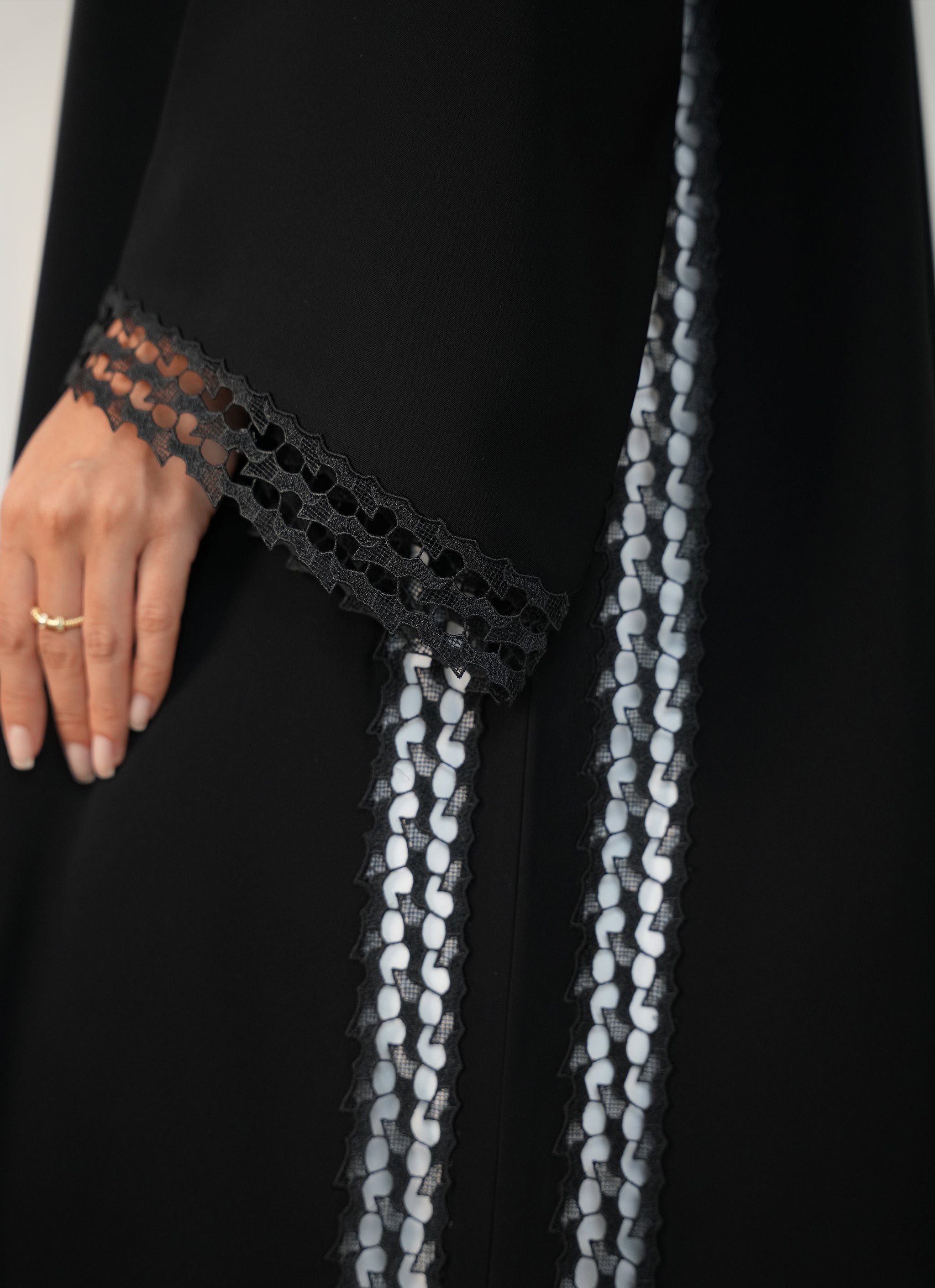 Lace style  Internet fabric Abaya