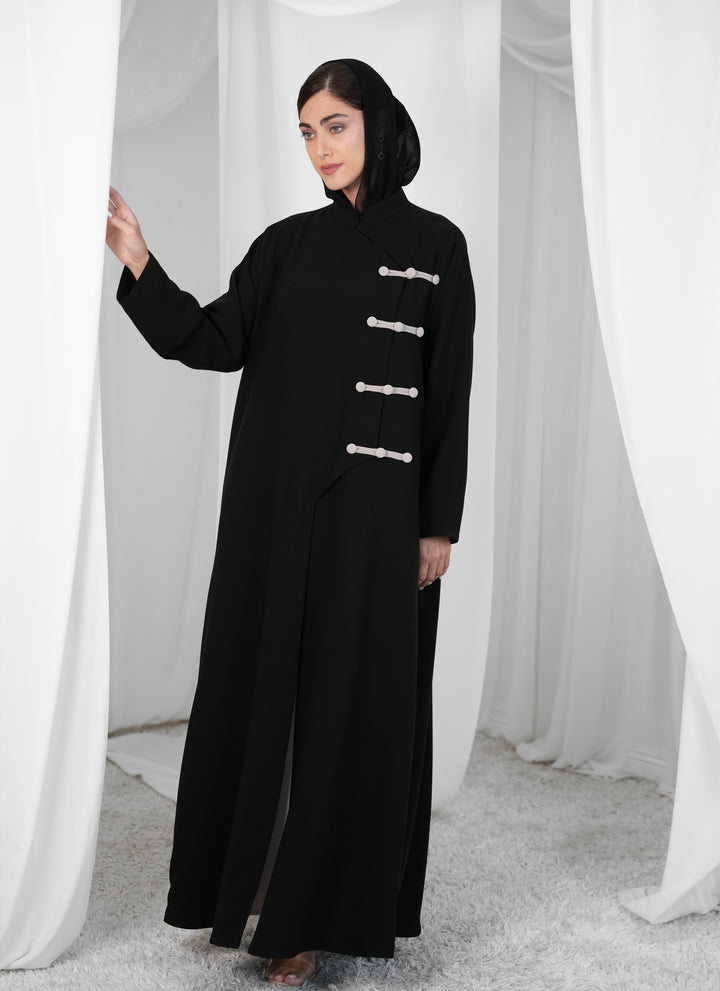 Safwa fabric Abaya
