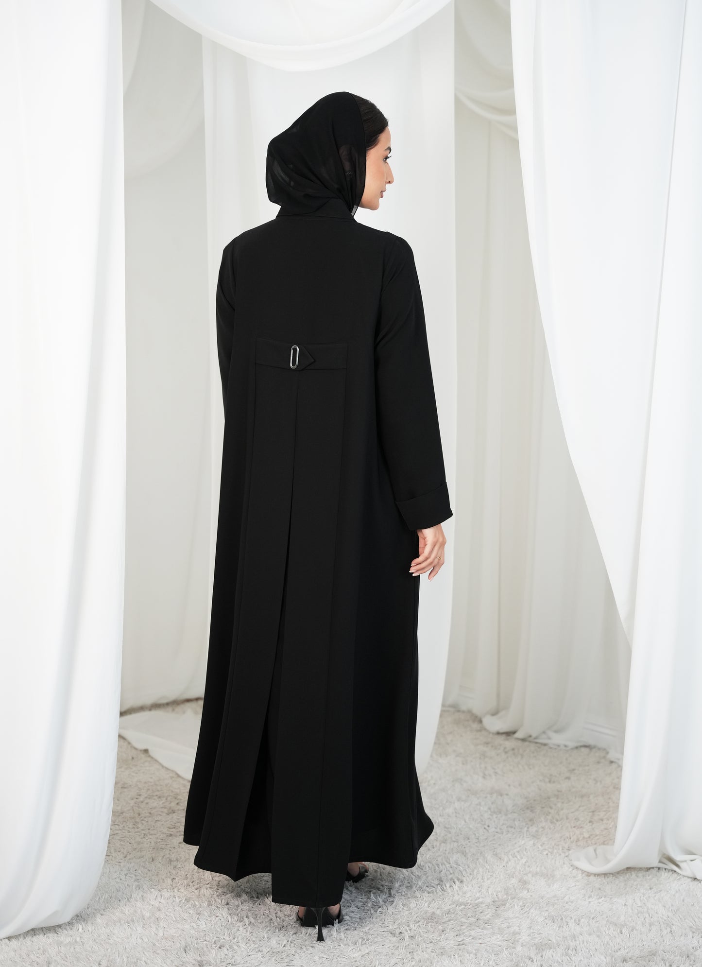 Safwa fabric abaya
