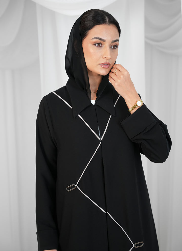 Safwa fabric abaya