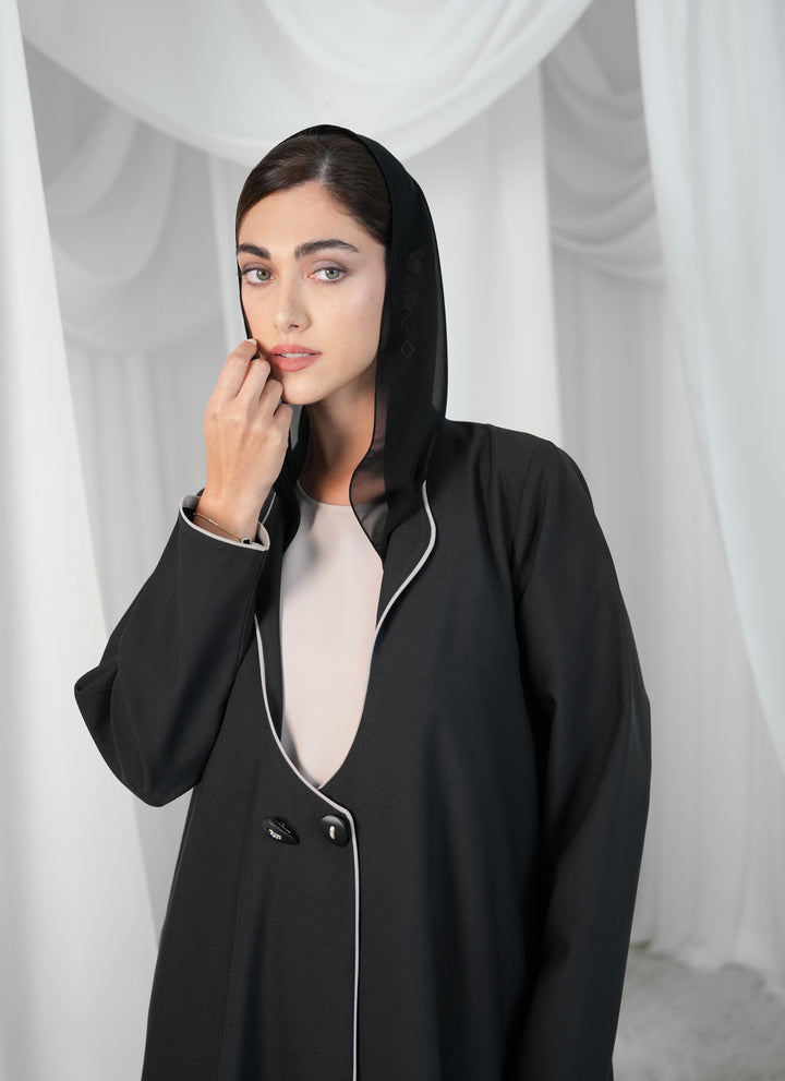 Royal crepe abaya