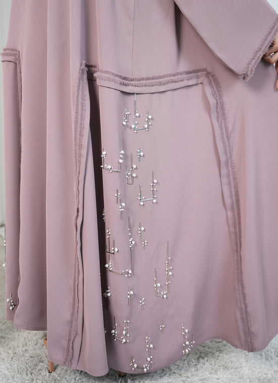 Cool crepe fabric  Beads and  lulu handwork
