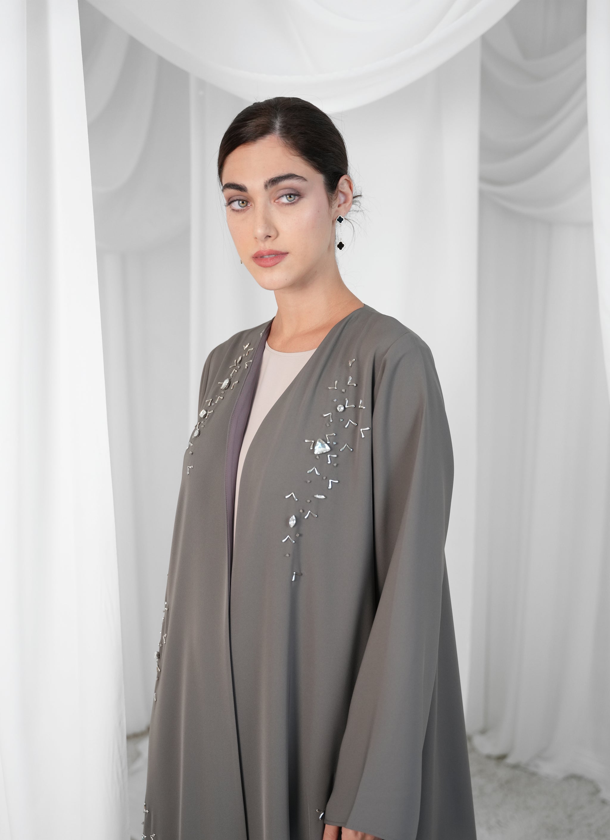 Internet fabric with Beads handwork