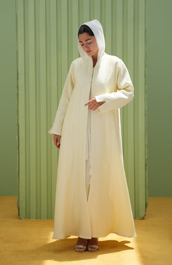 Linen Silk Luster Abaya
