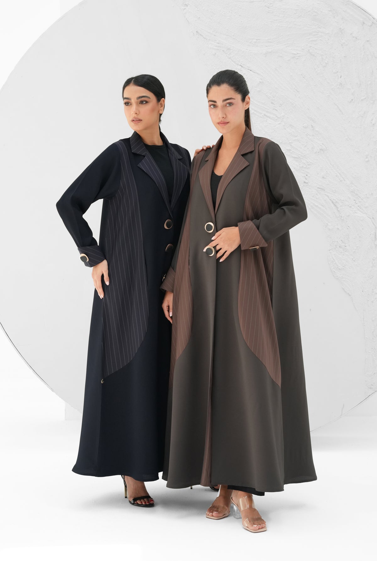 Striped Taff Crepe and premium Italian Crepe