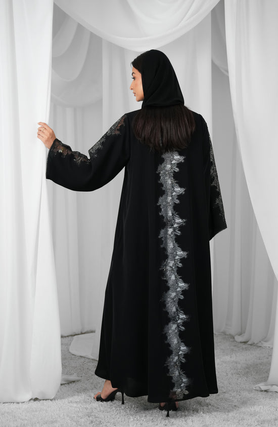 Internet fabric  Lace style/ handwork beads
