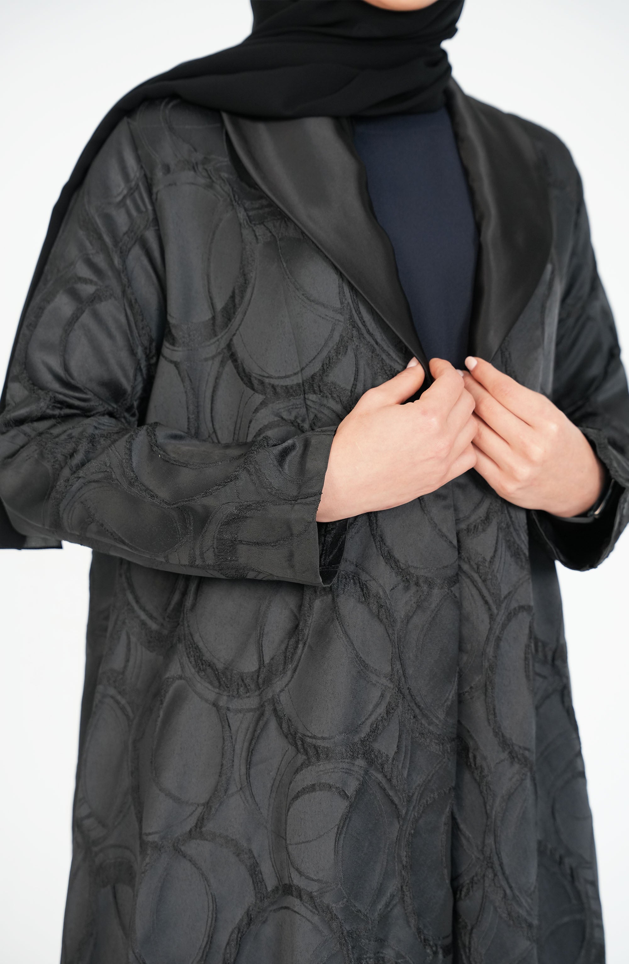 Jacquard Harir Abaya