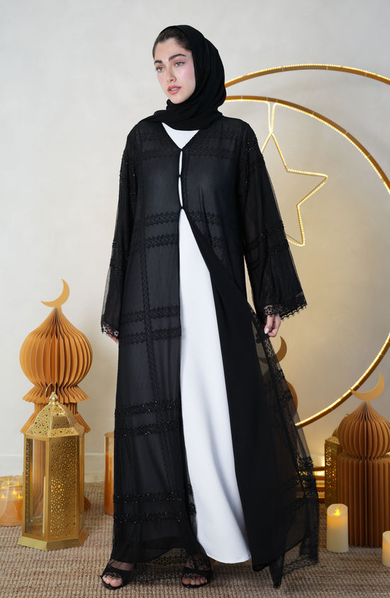 Full Toor with chiffon botana Abaya