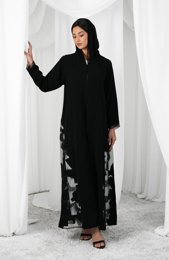 Nada fabric with Toor, lace and handwoork